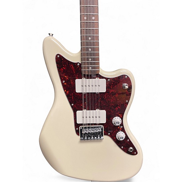 Used Squier PARANORMAL JAZZMASTER 7 12 STRING White Solid Body Electric Guitar