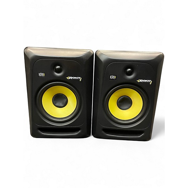 KRK Rokit8 G4 ペア(2本) K 2) KRK ROKIT 8 G4 8″ 2-Way Active Studio (Black), Monitor