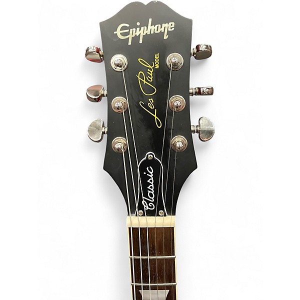 Used Epiphone Les Paul Classic 2 Color Sunburst Solid Body Electric Guitar