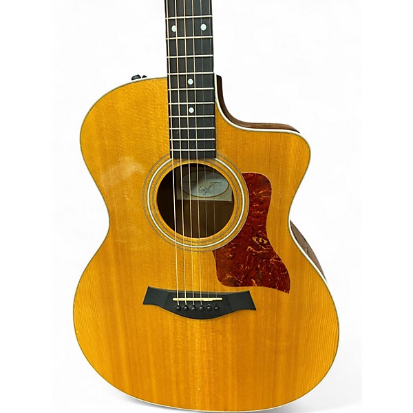 Used 2012 Taylor 214CE Koa Natural Acoustic Electric Guitar