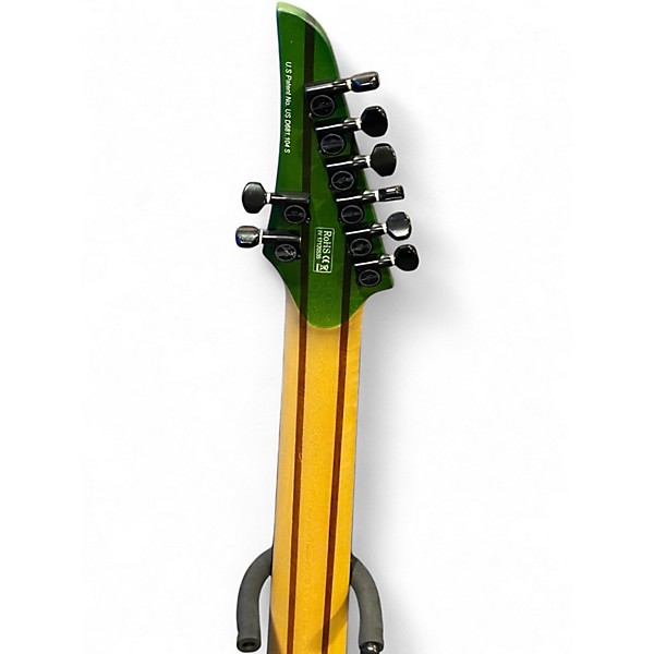 Used Legator N8SS Green Flame Solid Body Electric Guitar