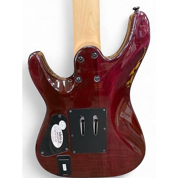 Used Schecter Guitar Research sun valley super shredder fr aurora burst Solid Body Electric Guitar