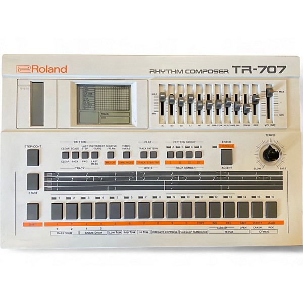 Used Roland TR-707 Rhythm Composer Drum Machine