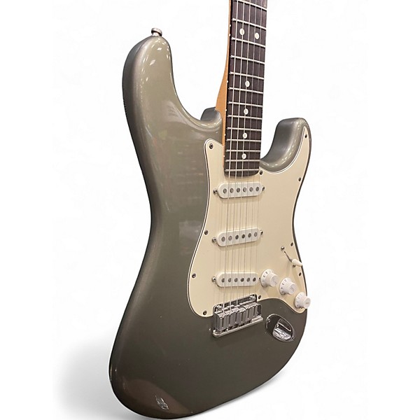 Vintage 1988 Fender American Standard Stratocaster Inca Silver Solid Body Electric Guitar