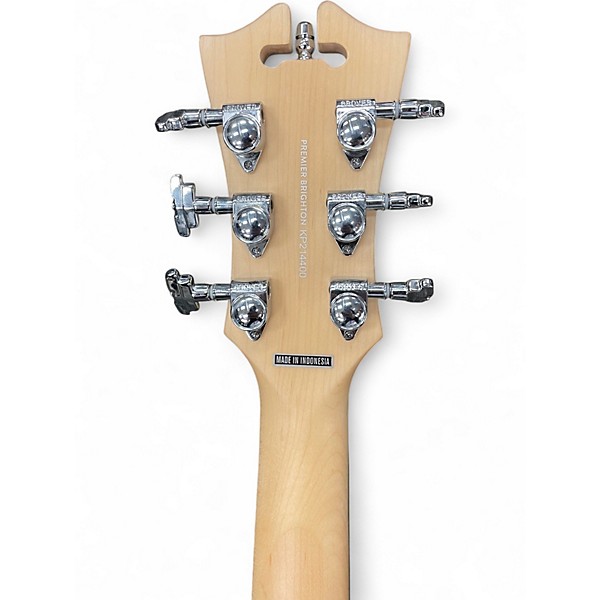 Used D'Angelico Premier Series sky blue Solid Body Electric Guitar