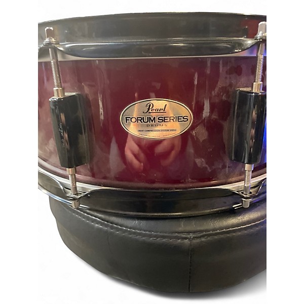 Used Pearl 14X5 Forum Series Snare red Drum