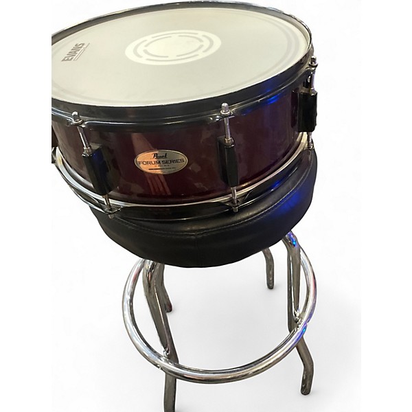 Used Pearl 14X5 Forum Series Snare red Drum