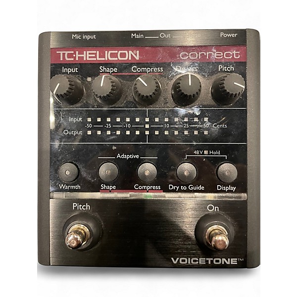 Used TC Helicon VoiceTone Correct Vocal Processor | Guitar
