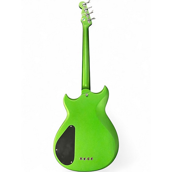 Used Reverend MIKE WATT WATT POWER Metallic Green Electric Bass Guitar