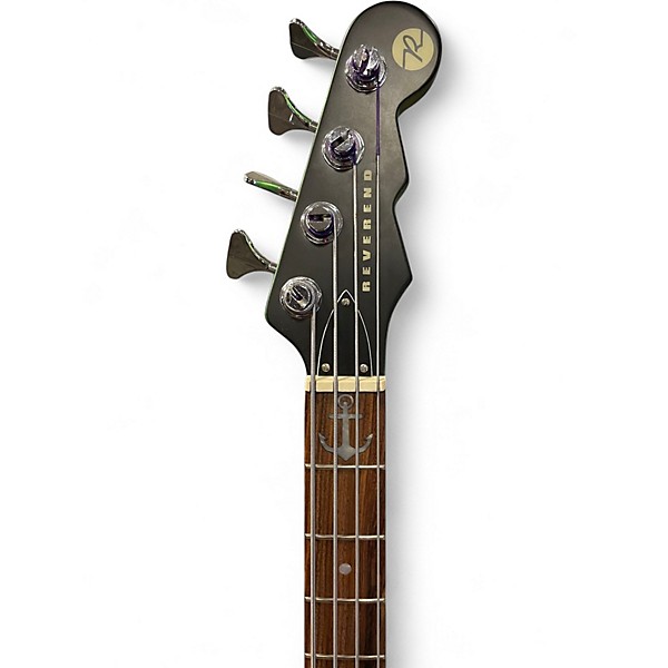 Used Reverend MIKE WATT WATT POWER Metallic Green Electric Bass Guitar