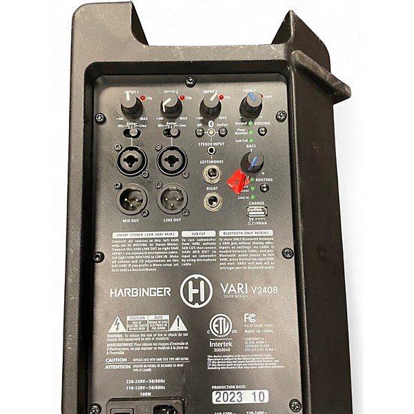 Used Harbinger VARI V2408 Powered Speaker