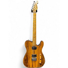Used Walla Walla Maverick Honey Stain Solid Body Electric Guitar