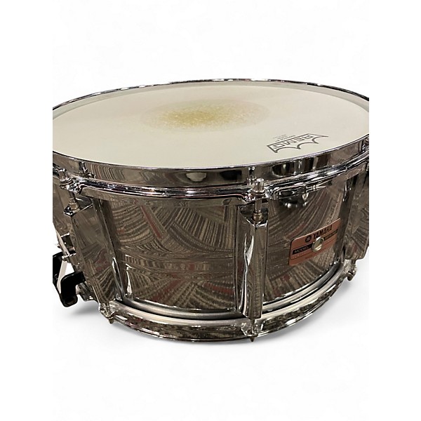 Used Yamaha 6.5X14 SD765 MA SILVER SNARE Silver Drum