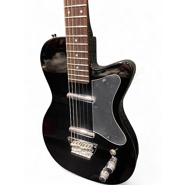 Used Silvertone U2 Black Solid Body Electric Guitar