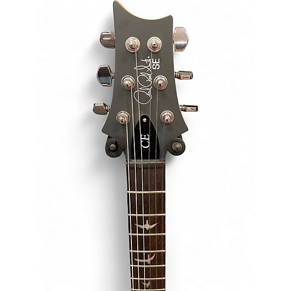 Used PRS SE Custom 24 Trans Gray Solid Body Electric Guitar