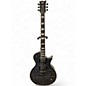 Used ESP LTD DELUX EC-1000 PIEZO See Thru Black Solid Body Electric Guitar thumbnail