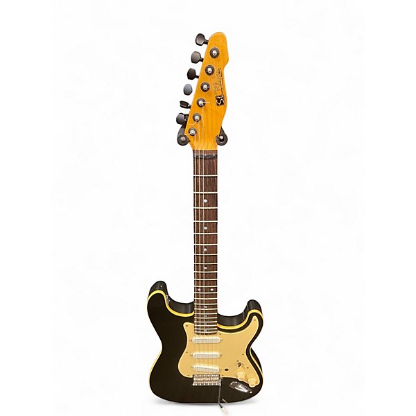 Used St Blues Blues King III Black Solid Body Electric Guitar