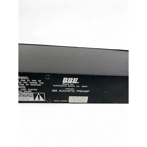 Used BBE 386 ACOUSTIC PREAMP Pedal