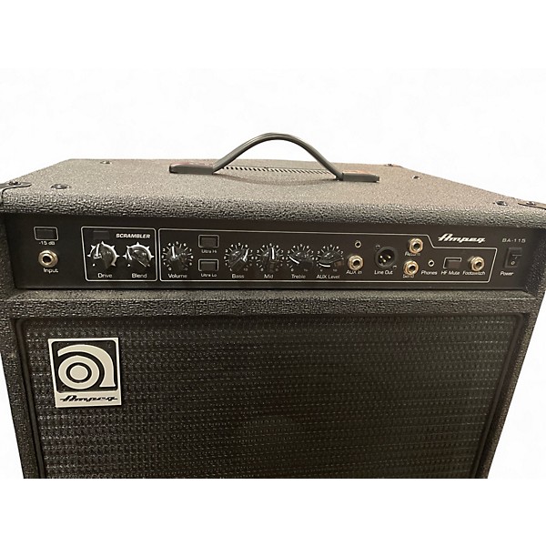 Used Ampeg BA115 100W 1x15 Bass Combo Amp