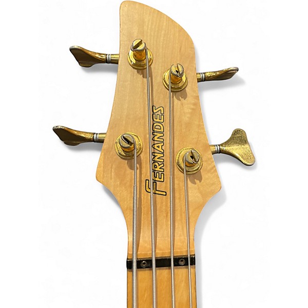Used Fernandes APB-4 Natural Electric Bass Guitar