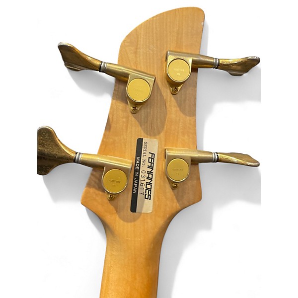 Used Fernandes APB-4 Natural Electric Bass Guitar