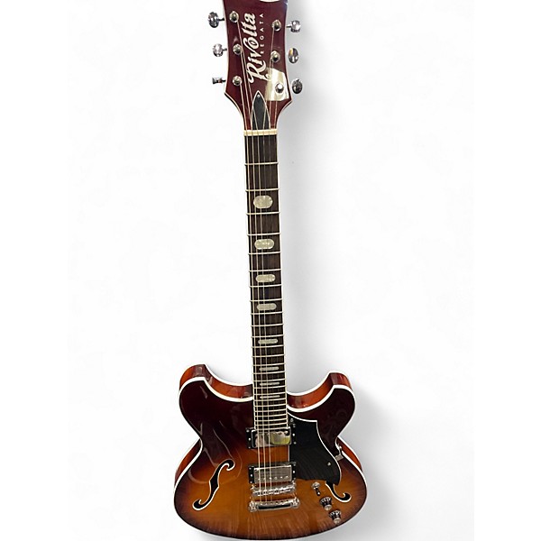 Used Rivolta REGATA CLASSICAL Sunburst Hollow Body Electric Guitar