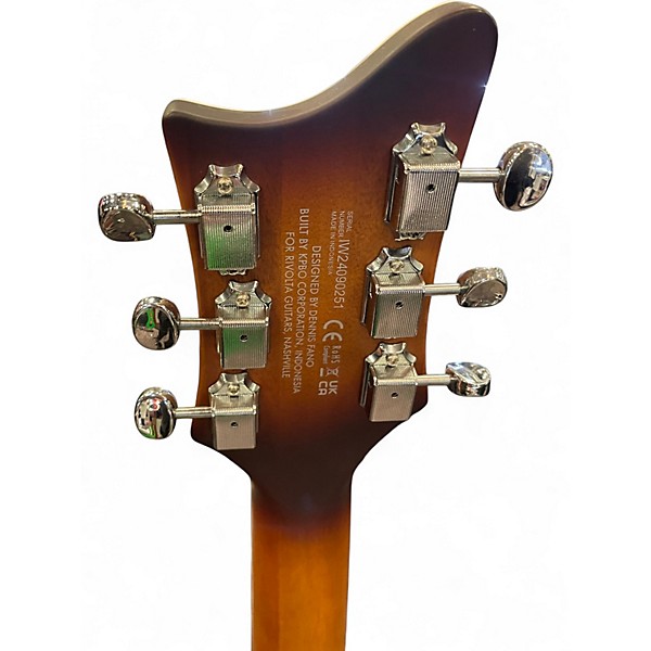 Used Rivolta REGATA CLASSICAL Sunburst Hollow Body Electric Guitar