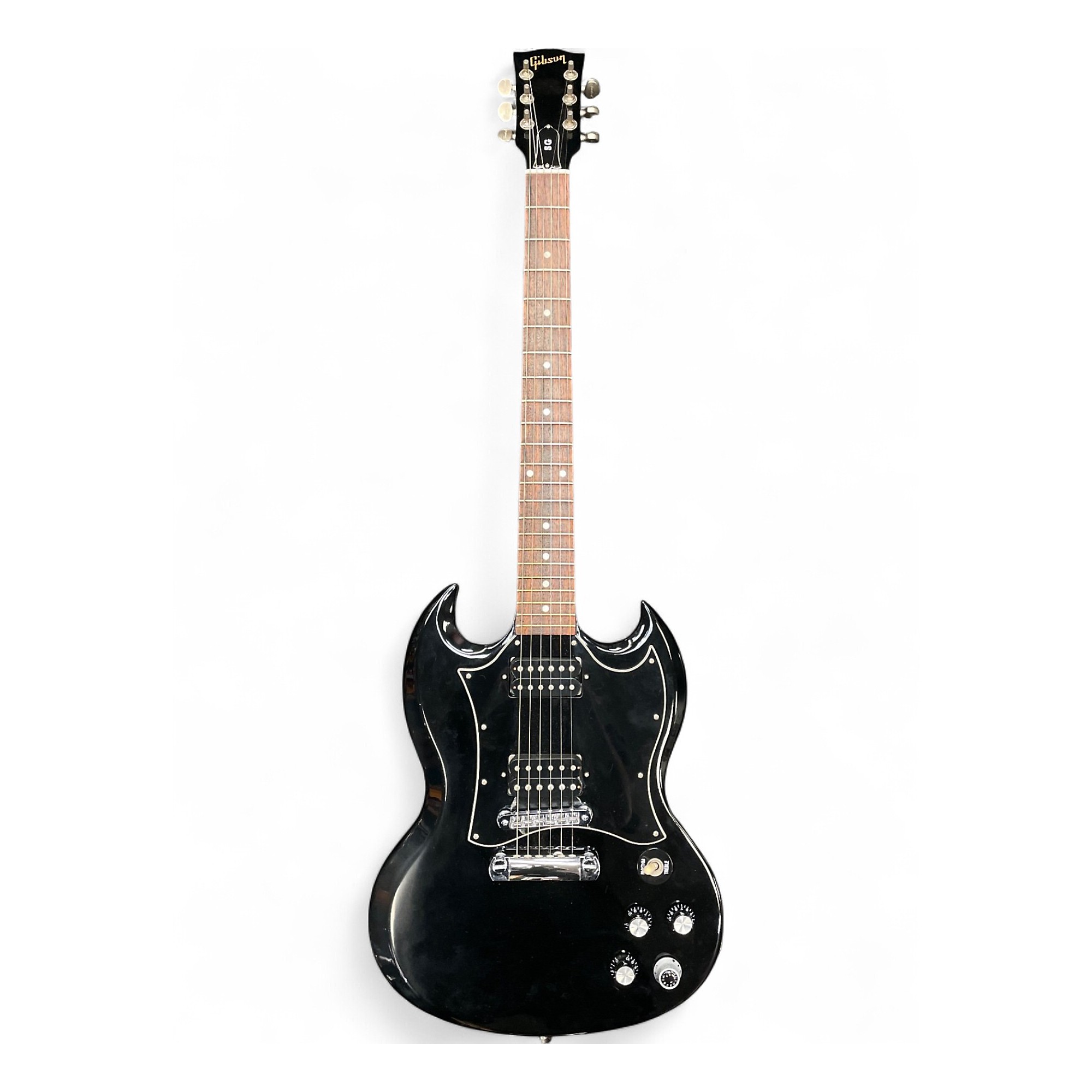 Used Gibson SG Robot Black Solid Body Electric Guitar Black