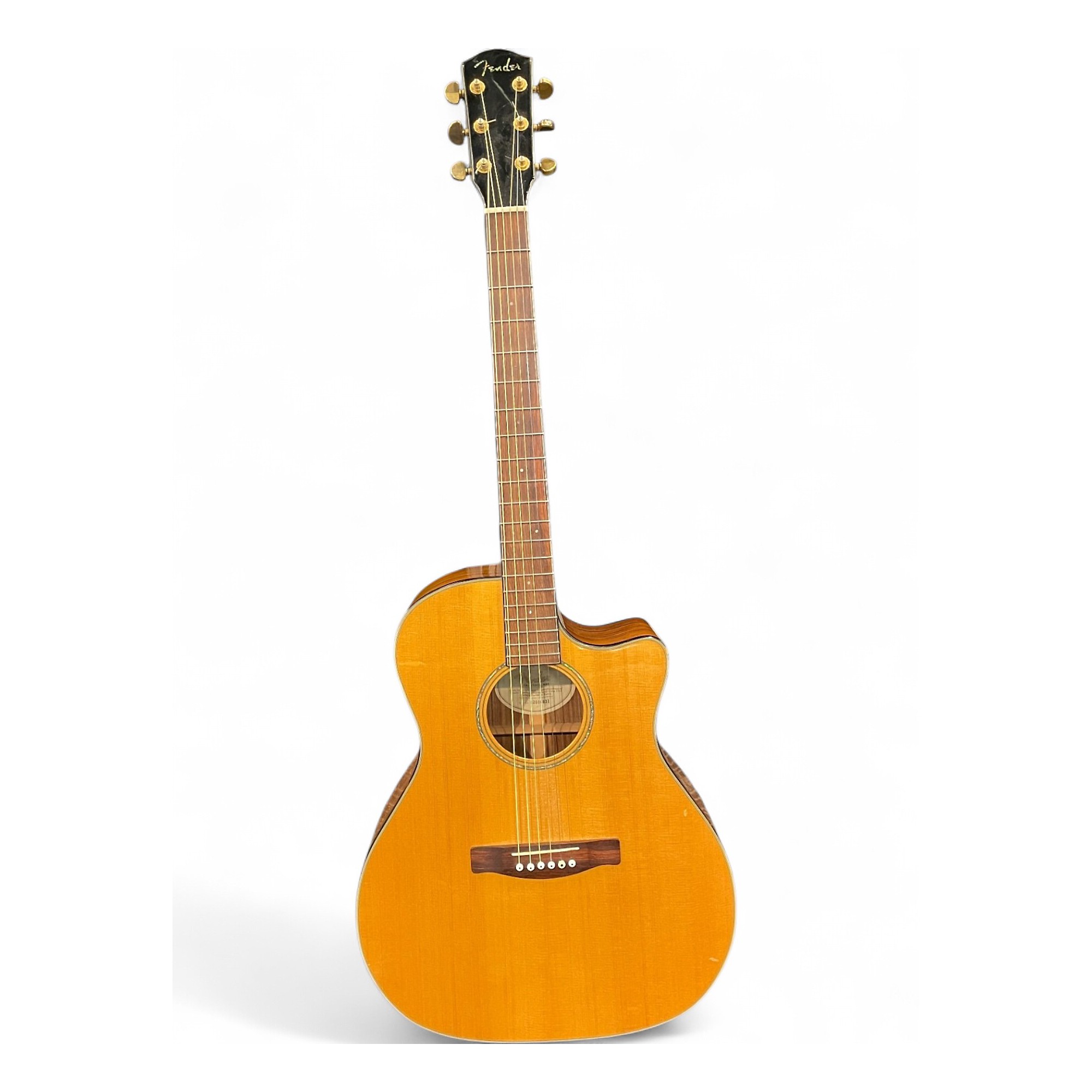 Used Fender GA-45 SCE Natural Acoustic Electric Guitar Natural