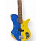 Used Bond Music Research RACCOON DELUXE UKRAINE BLUE YELLOW Electric Bass Guitar thumbnail