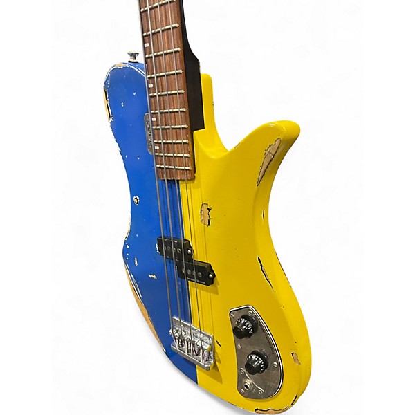 Used Bond Music Research RACCOON DELUXE UKRAINE BLUE YELLOW Electric Bass Guitar