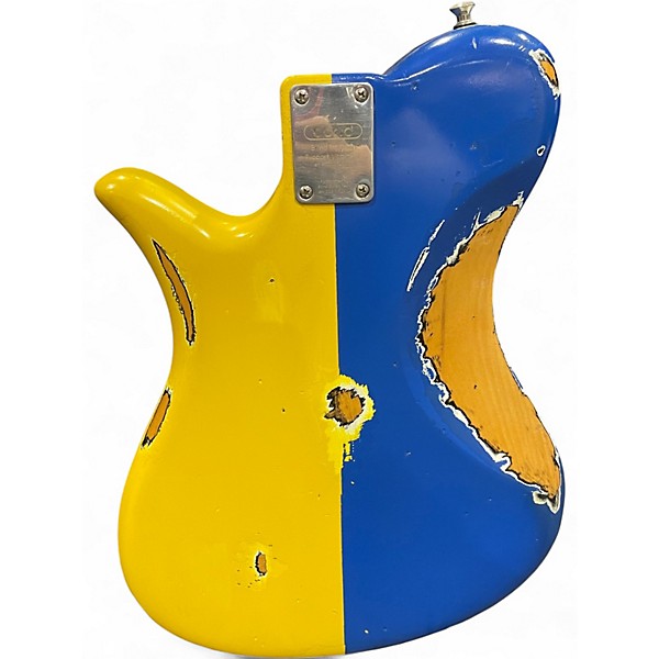 Used Bond Music Research RACCOON DELUXE UKRAINE BLUE YELLOW Electric Bass Guitar