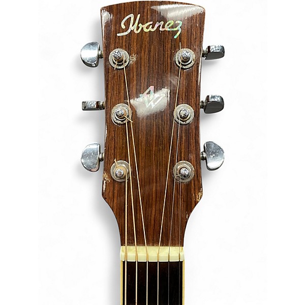 Used Ibanez AW300 Natural Acoustic Guitar