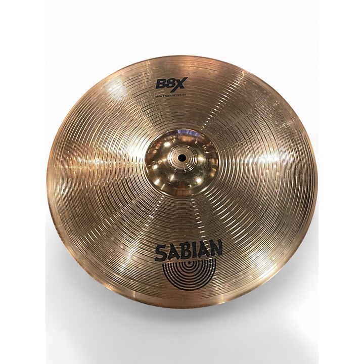 Used SABIAN 18in B8X THIN CRASH Cymbal 38 | Guitar Center