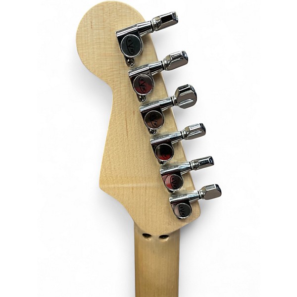 Used EVH Striped Series Black and White Solid Body Electric Guitar