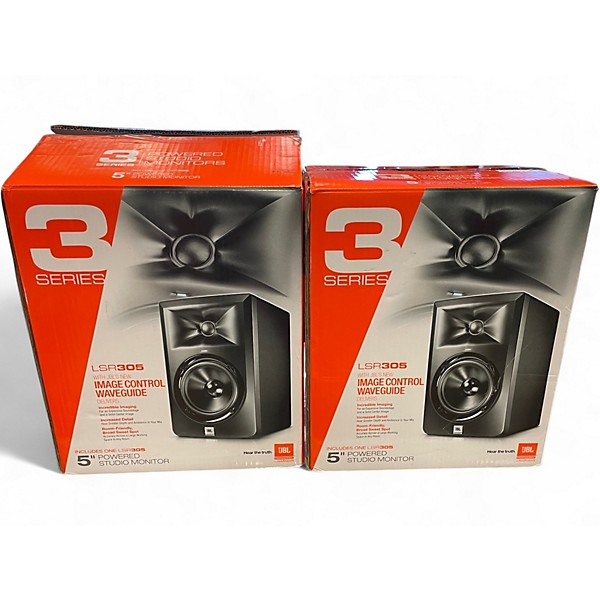JBL LSR305 3 Series パワードモニタースピーカー Amazon | JBL LSR305 パワードモニタースピーカー 2本セット