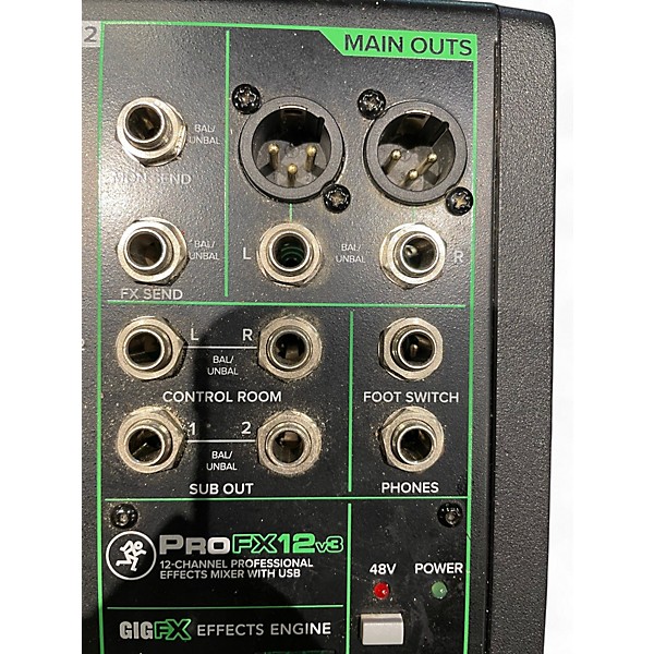Used Mackie profx12v3 Unpowered Mixer