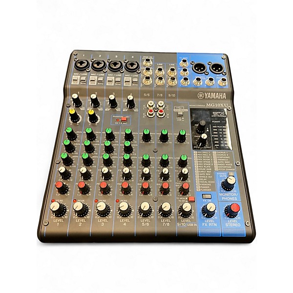 Used Yamaha MG10XU 10 Channel Mixer with Effects Unpowered Mixer