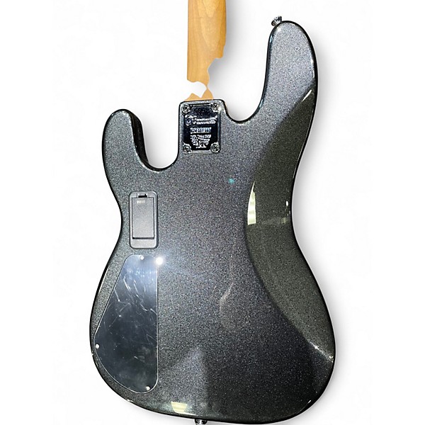 Used Charvel pro mod san dimas pj iv Metallic Silver Electric Bass Guitar
