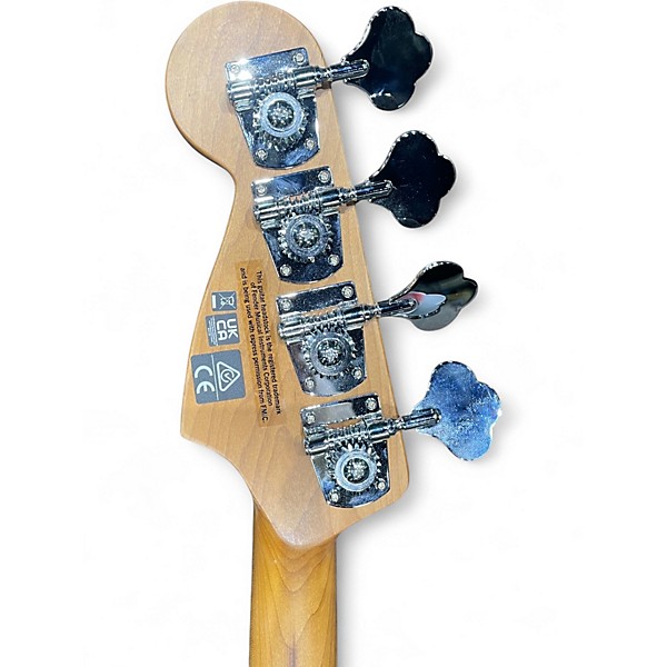 Used Charvel pro mod san dimas pj iv Metallic Silver Electric Bass Guitar