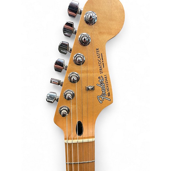 Used Fender Player Stratocaster Black Solid Body Electric Guitar