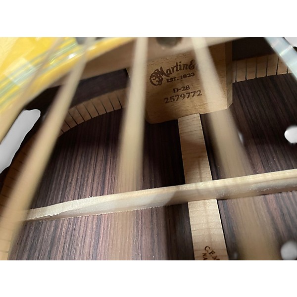 Used Martin D28 Natural Acoustic Guitar