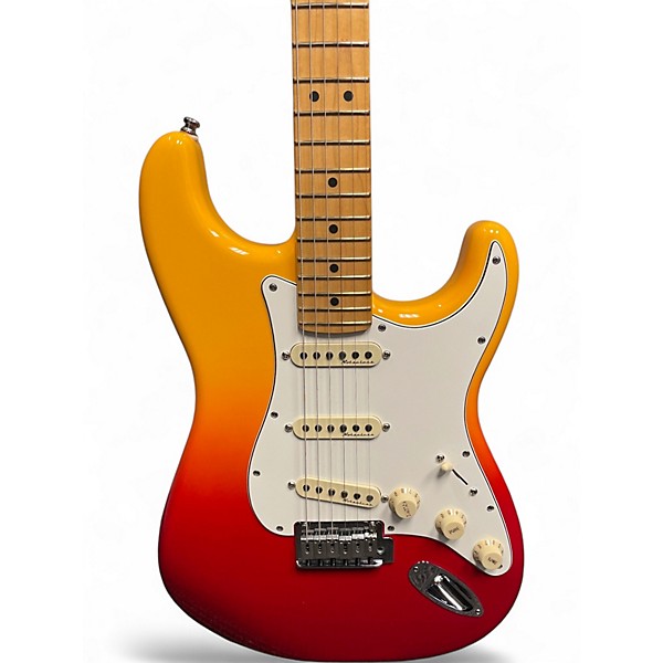 Used Fender Player Plus Stratocaster Tequila Sunrise Solid Body Electric Guitar