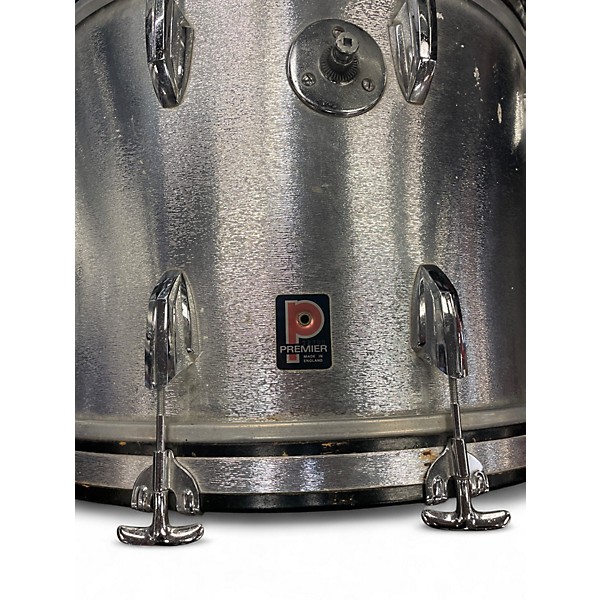Used 1970s Premier 3 Piece Elite Silver Drum Kit