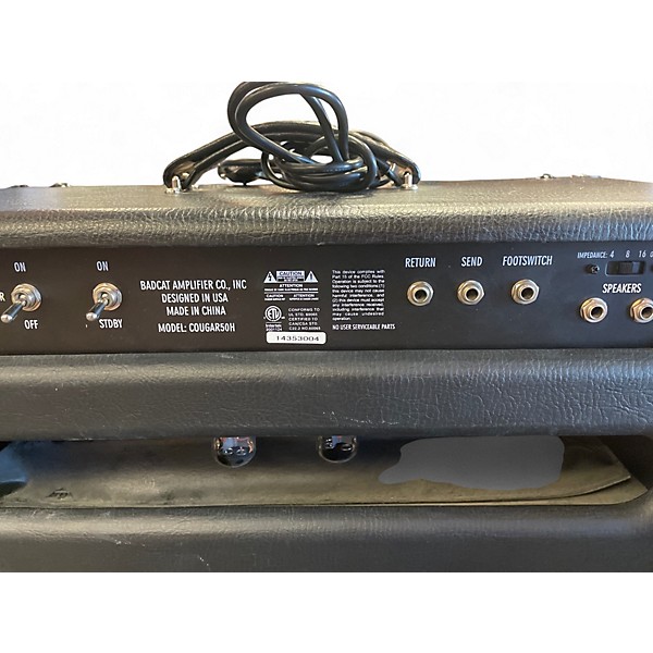 Used Bad Cat Cougar 50H 50W Tube Guitar Amp Head