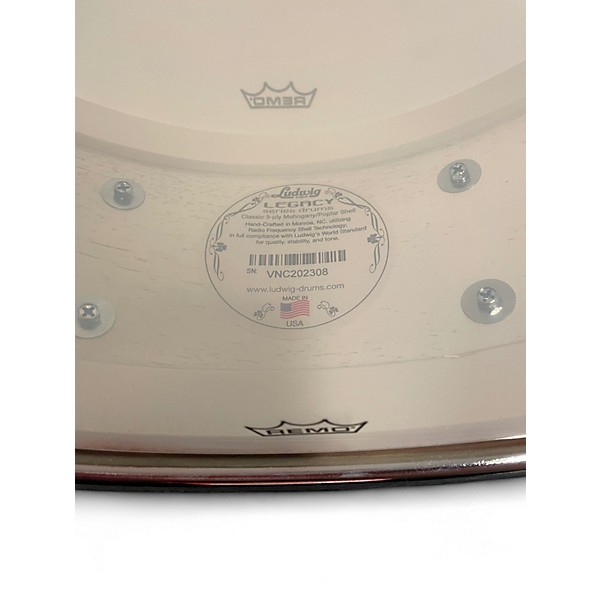 Used Ludwig 14in Jazz Fest Vintage Black Oyster Drum