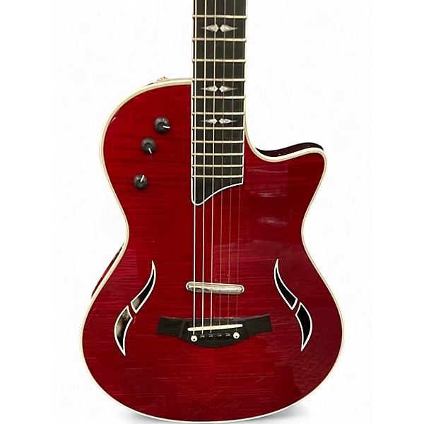 Used Taylor T5Z PRO Red Acoustic Electric Guitar