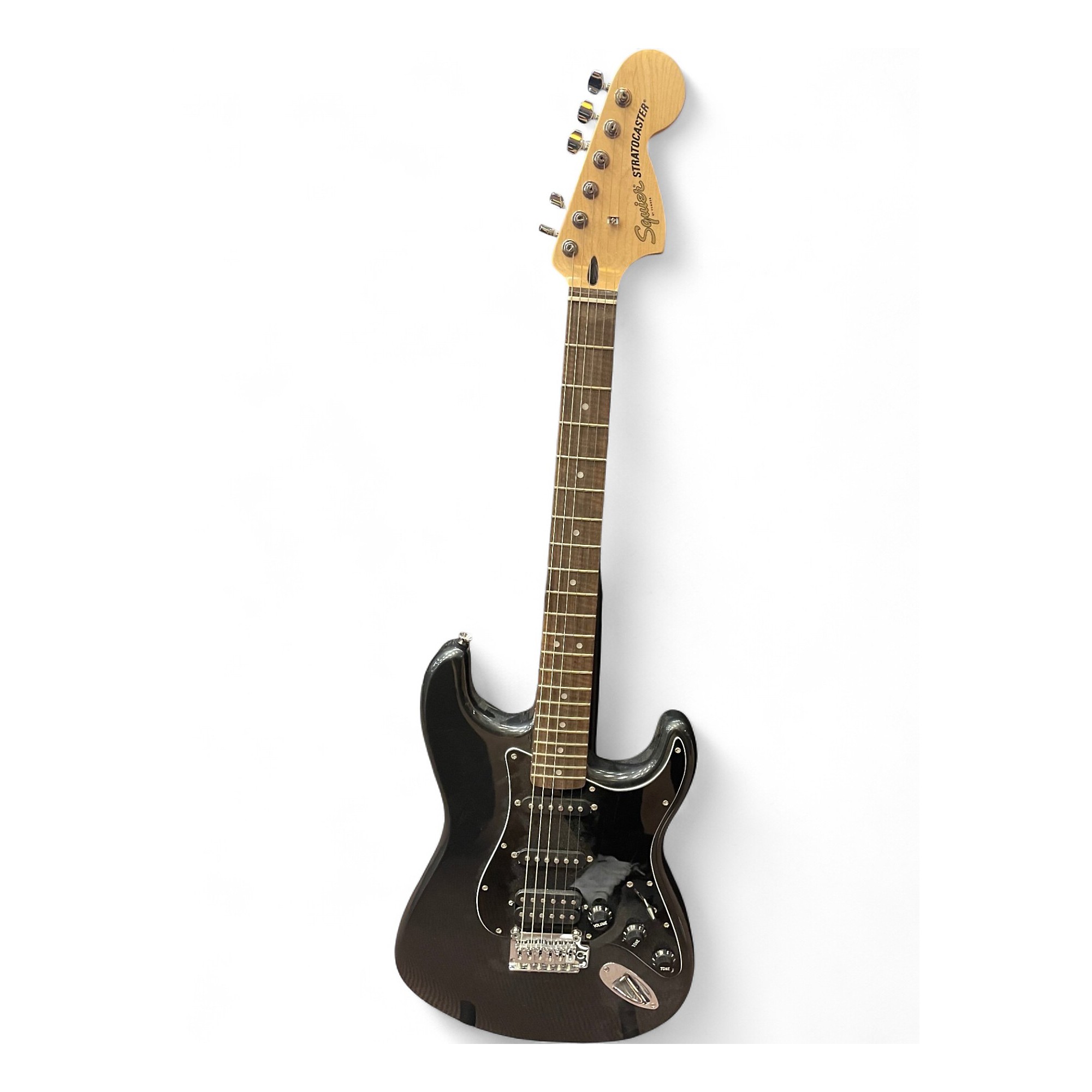 Used Squier Affinity Stratocaster Gunmetal Gray Solid Body