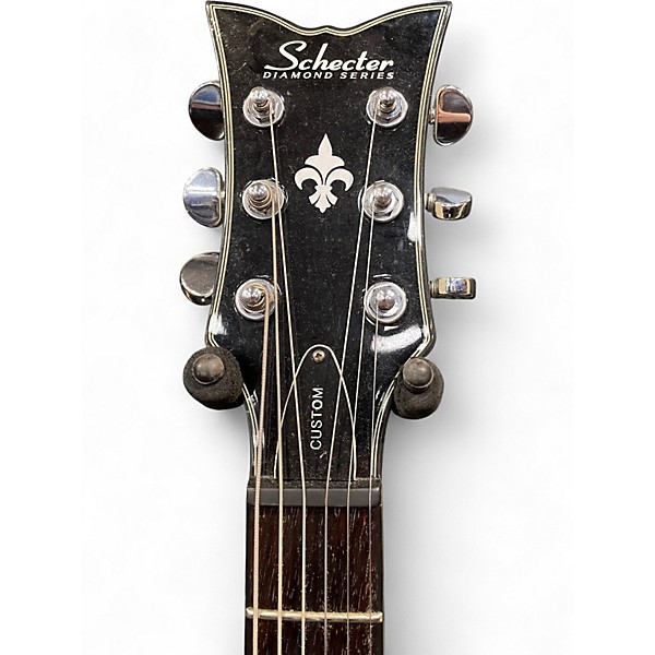 Used Schecter Guitar Research Tempest Custom Vintage White Solid Body Electric Guitar