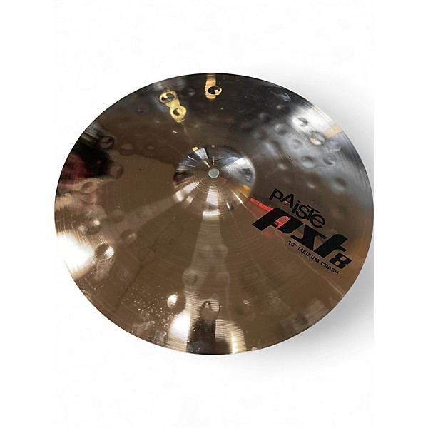 Used Paiste 16in PST8 Reflector Medium Crash Cymbal